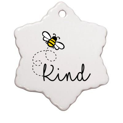 Be Kind Womens Shirt, Bumble Bee, Inspirational Teacher Love Ceramic Star Ornament