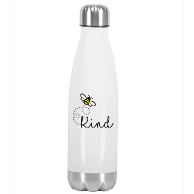 Be Kind Womens Shirt, Bumble Bee, Inspirational Teacher Love Stainless Steel Insulated Water Bottle