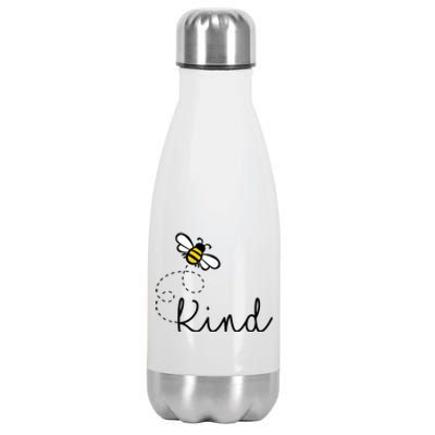 Be Kind Womens Shirt, Bumble Bee, Inspirational Teacher Love Stainless Steel Insulated Water Bottle