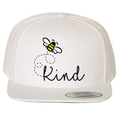 Be Kind Womens Shirt, Bumble Bee, Inspirational Teacher Love Wool Snapback Cap