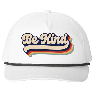 Be Kind Women Positive Inspirational Kindness Retro Vintage Snapback Five-Panel Rope Hat