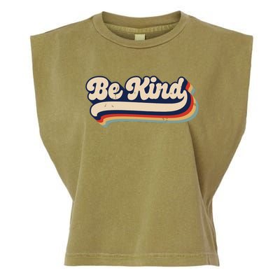 Be Kind Women Positive Inspirational Kindness Retro Vintage Garment-Dyed Women's Muscle Tee