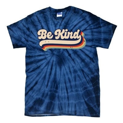 Be Kind Women Positive Inspirational Kindness Retro Vintage Tie-Dye T-Shirt