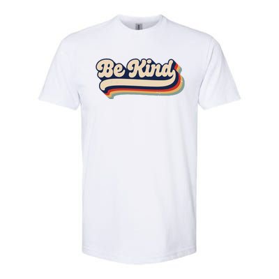 Be Kind Women Positive Inspirational Kindness Retro Vintage Softstyle CVC T-Shirt