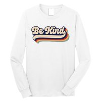 Be Kind Women Positive Inspirational Kindness Retro Vintage Long Sleeve Shirt