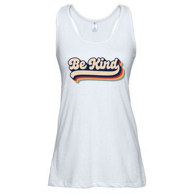 Be Kind Women Positive Inspirational Kindness Retro Vintage Ladies Essential Flowy Tank