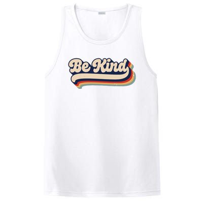 Be Kind Women Positive Inspirational Kindness Retro Vintage PosiCharge Competitor Tank