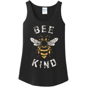 Be Kind Women Inspirational Kindness Cute Funny Bee Graphic Ladies Essential Tank