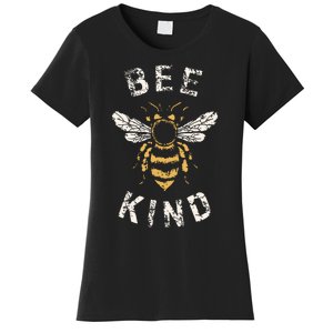 Be Kind Women Inspirational Kindness Cute Funny Bee Graphic Women's T-Shirt