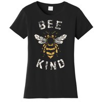 Be Kind Women Inspirational Kindness Cute Funny Bee Graphic Women's T-Shirt