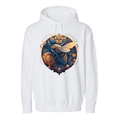 Bee kind Whisperer Beekeeper Honey Save The Bees Cute  Garment-Dyed Fleece Hoodie