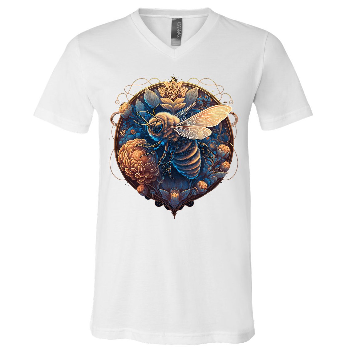 Bee kind Whisperer Beekeeper Honey Save The Bees Cute  V-Neck T-Shirt