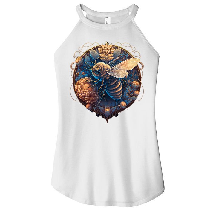 Bee kind Whisperer Beekeeper Honey Save The Bees Cute  Women's Perfect Tri Rocker Tank