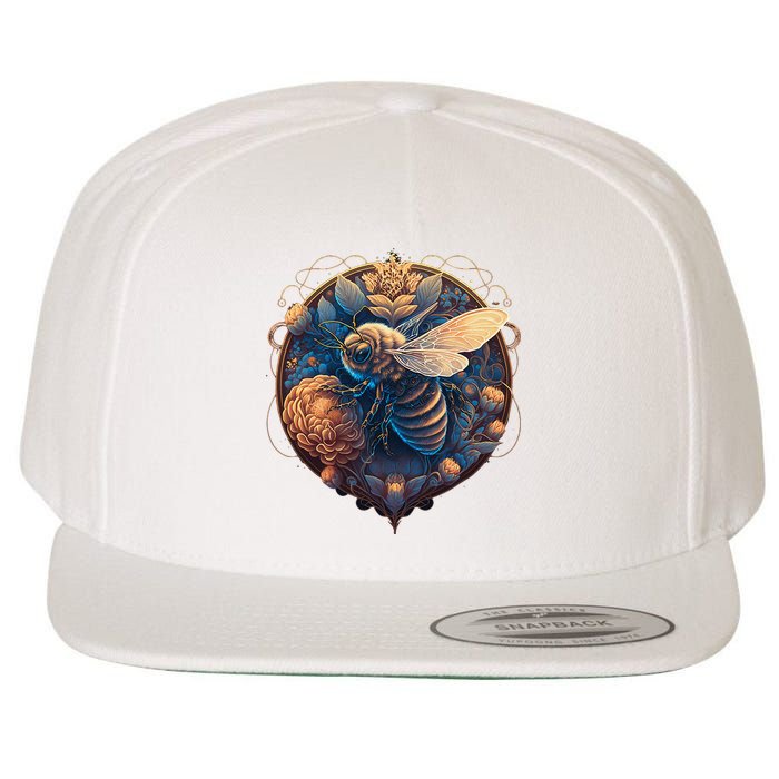 Bee kind Whisperer Beekeeper Honey Save The Bees Cute  Wool Snapback Cap