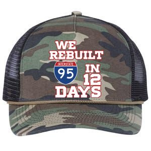 Ben Kamens We Rebuilt Interstate 95 In 12 Days Retro Rope Trucker Hat Cap