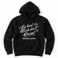 Be Kind Words Dont Rewind Orange Anti Bullying Unity Day Hoodie