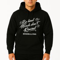 Be Kind Words Dont Rewind Orange Anti Bullying Unity Day Hoodie