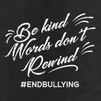 Be Kind Words Dont Rewind Orange Anti Bullying Unity Day Premium Pullover Hoodie