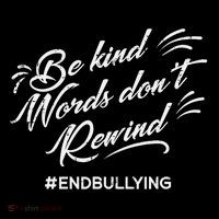 Be Kind Words Dont Rewind Orange Anti Bullying Unity Day Toddler Sweatshirt