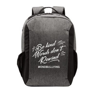 Be Kind Words Dont Rewind Orange Anti Bullying Unity Day Vector Backpack