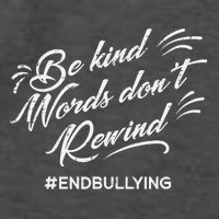 Be Kind Words Dont Rewind Orange Anti Bullying Unity Day Vector Backpack