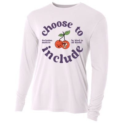 Be Kind Women Positive Inspirational Kindness Retro Vintage Cooling Performance Long Sleeve Crew