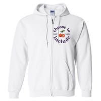 Be Kind Women Positive Inspirational Kindness Retro Vintage Full Zip Hoodie