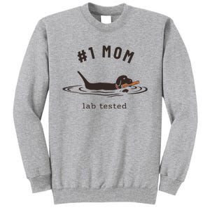 Black Lab 1 Mom Labrador Retriever Owner Mother's Day Tall Sweatshirt