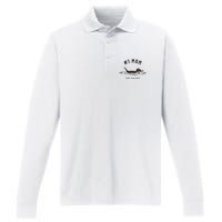 Black Lab 1 Mom Labrador Retriever Owner Mother's Day Performance Long Sleeve Polo