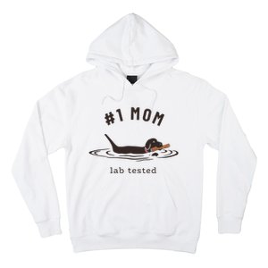 Black Lab 1 Mom Labrador Retriever Owner Mother's Day Hoodie