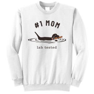 Black Lab 1 Mom Labrador Retriever Owner Mother's Day Sweatshirt