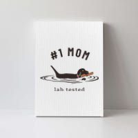 Black Lab 1 Mom Labrador Retriever Owner Mother's Day Canvas