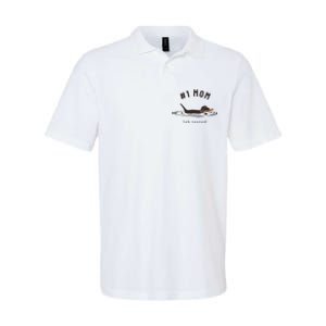 Black Lab 1 Mom Labrador Retriever Owner Mother's Day Softstyle Adult Sport Polo