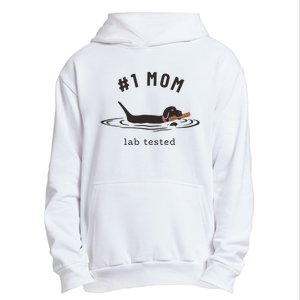 Black Lab 1 Mom Labrador Retriever Owner Mother's Day Urban Pullover Hoodie