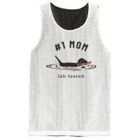 Black Lab 1 Mom Labrador Retriever Owner Mother's Day Mesh Reversible Basketball Jersey Tank