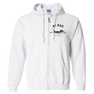 Black Lab 1 Mom Labrador Retriever Owner Mother's Day Full Zip Hoodie