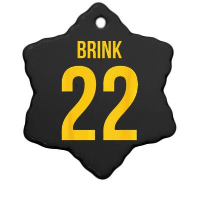 Brink La 22 Shirsey Los Angeles Basketball Ceramic Star Ornament