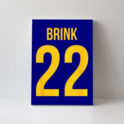 Brink La 22 Shirsey Los Angeles Basketball Canvas