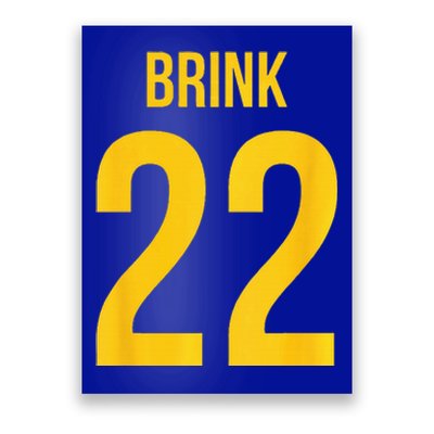 Brink La 22 Shirsey Los Angeles Basketball Poster