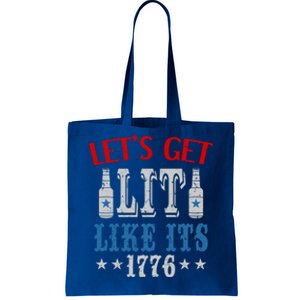 Beer Lover 4th Of July Tee Independence President's Day Cute Gift Tote Bag