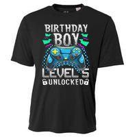 Birthday Level 5 Unlocked Gamer 5th Birthday Gift Cooling Performance Crew T-Shirt