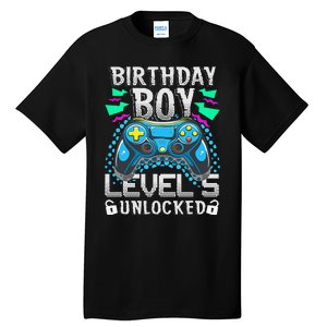 Birthday Level 5 Unlocked Gamer 5th Birthday Gift Tall T-Shirt