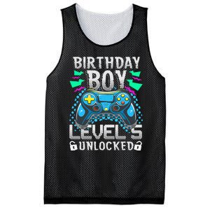 Birthday Level 5 Unlocked Gamer 5th Birthday Gift Mesh Reversible Basketball Jersey Tank