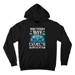 Birthday Level 5 Unlocked Gamer 5th Birthday Gift Tall Hoodie