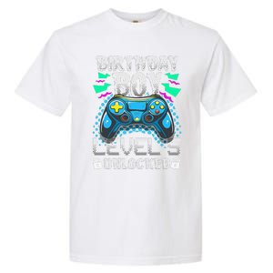 Birthday Level 5 Unlocked Gamer 5th Birthday Gift Garment-Dyed Heavyweight T-Shirt