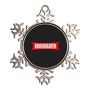 Brookhaven Logo Metallic Star Ornament