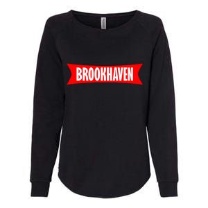 Brookhaven Logo Womens California Wash Sweatshirt