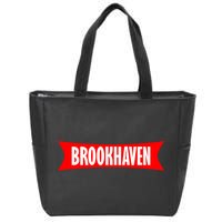 Brookhaven Logo Zip Tote Bag