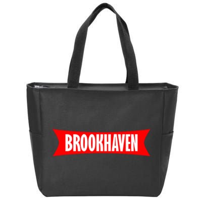 Brookhaven Logo Zip Tote Bag