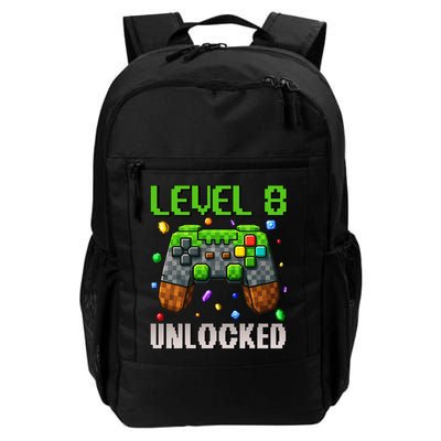 Birthday Level 8 Unlocked 8th Birthday Game Pixel Gift Backpack